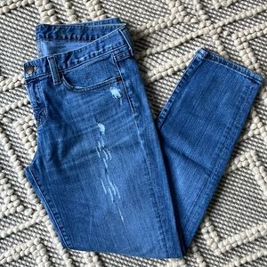 JCrew toothpick ankle jeans